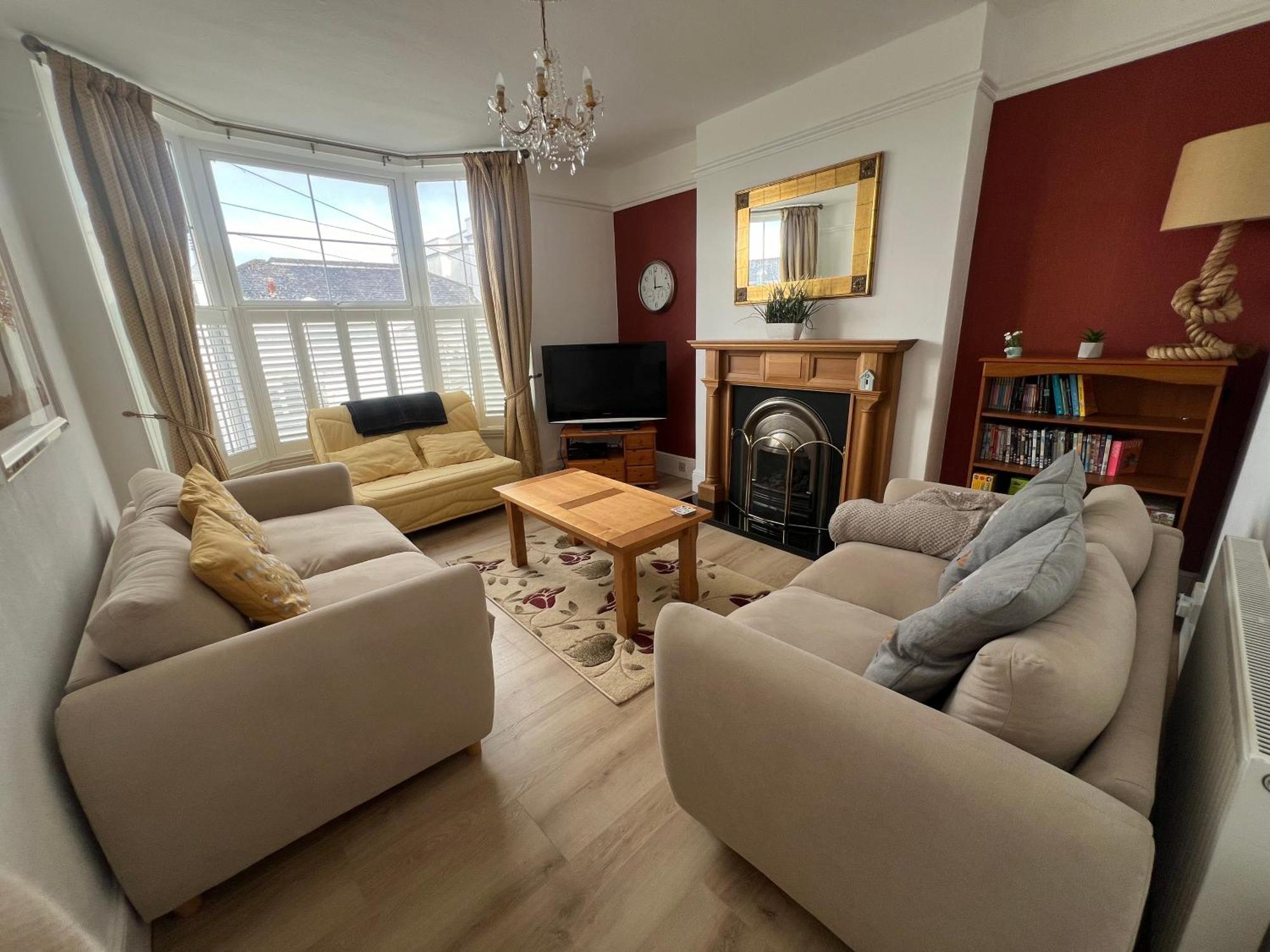 Spacious First Floor Family Flat, Sea View Torquay Esterno foto