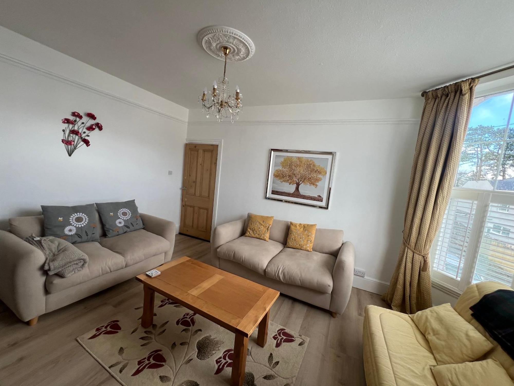 Spacious First Floor Family Flat, Sea View Torquay Esterno foto